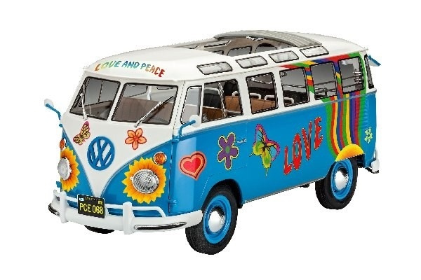 Revell VW T1 Samba Bus Flower Power in the group Sport, leisure & Hobby / Hobby / Plastic models / Cars at TP E-commerce Nordic AB (A07888)