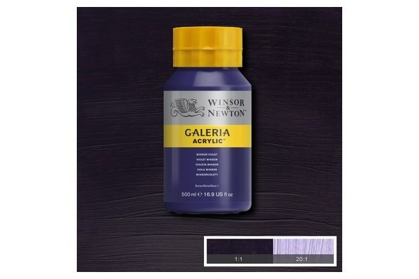 Galeria Acrylic 500Ml Winsor Violet 728 in the group Sport, leisure & Hobby / Hobby / Paint & Draw / Artist Colors / Acrylic at TP E-commerce Nordic AB (A08837)