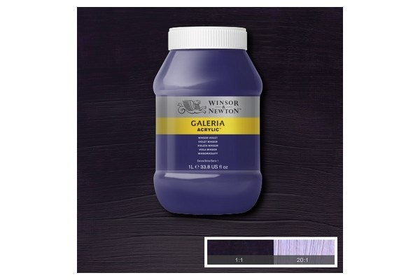 Galeria Acrylic 1L Winsor Violet 728 in the group Sport, leisure & Hobby / Hobby / Paint & Draw / Artist Colors / Acrylic at TP E-commerce Nordic AB (A08906)