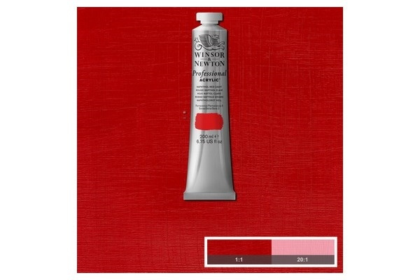 Prof Acrylic 200ML NAPHTOL RED LIGHT 421 in the group Sport, leisure & Hobby / Hobby / Paint & Draw / Artist Colors / Acrylic at TP E-commerce Nordic AB (A08946)