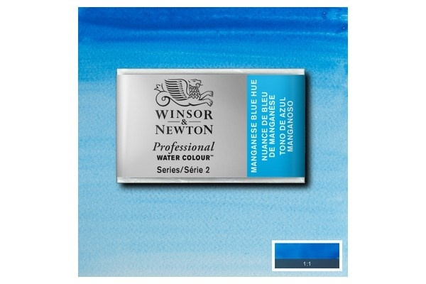 Prof Water Colour Pan/W Manganese Blue Hue 379 in the group Sport, leisure & Hobby / Hobby / Paint & Draw / Artist Colors / Watercolors at TP E-commerce Nordic AB (A09128)