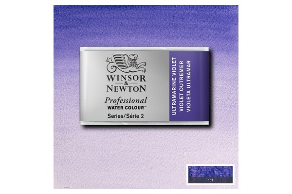 Prof Water Colour Pan/W Ultra Violet 672 in the group Sport, leisure & Hobby / Hobby / Paint & Draw / Artist Colors / Watercolors at TP E-commerce Nordic AB (A09154)