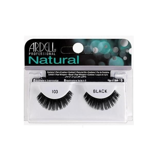 Ardell Natural Lashes 103 Black in the group BEAUTY & HEALTH / Makeup / Eyes & Eyebrows / False eyelashes at TP E-commerce Nordic AB (A10313)