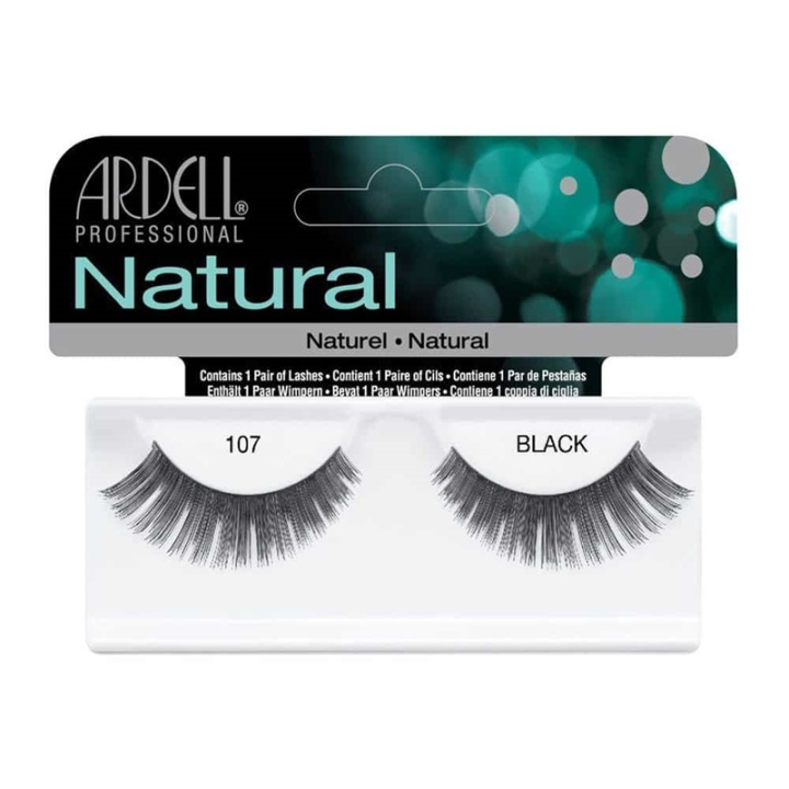 Ardell Natural Lashes 107 Black in the group BEAUTY & HEALTH / Makeup / Eyes & Eyebrows / False eyelashes at TP E-commerce Nordic AB (A10315)