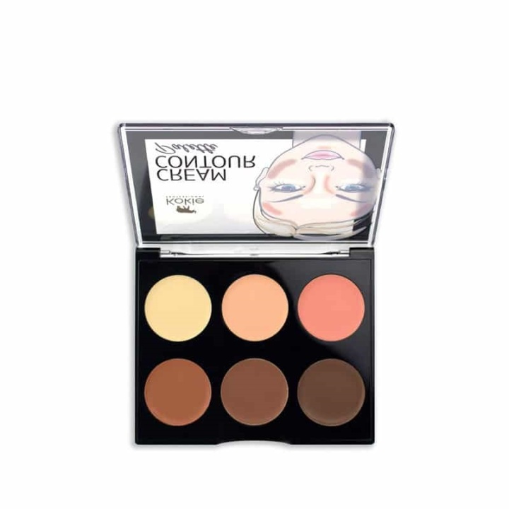 Kokie Cream Contour Palette - Deep/Dark in the group BEAUTY & HEALTH / Makeup / Facial makeup / Contour/Highlight at TP E-commerce Nordic AB (A11190)