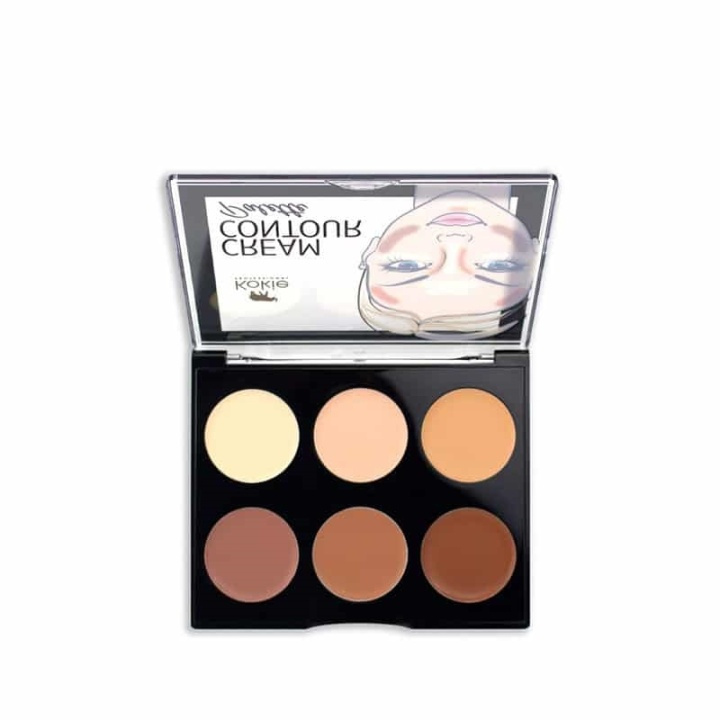 Kokie Cream Contour Palette - Light/Medium in the group BEAUTY & HEALTH / Makeup / Facial makeup / Contour/Highlight at TP E-commerce Nordic AB (A11191)