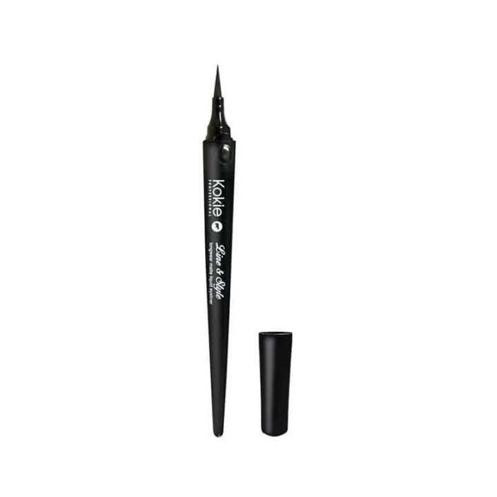 Kokie Line & Style Liquid Longwear Matte Liquid Eyeliner Jet Black in the group BEAUTY & HEALTH / Makeup / Eyes & Eyebrows / Eyeliner / Kajal at TP E-commerce Nordic AB (A11375)