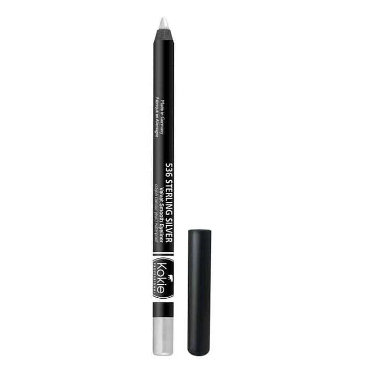 Kokie Velvet Smooth Eyeliner - Sterling Silver in the group BEAUTY & HEALTH / Makeup / Eyes & Eyebrows / Eyeliner / Kajal at TP E-commerce Nordic AB (A11560)