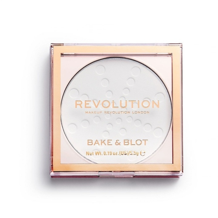 Makeup Revolution Bake & Blot is a compact powder that keeps the skin matte all day. It reduces visible pores, unwanted shine and fine lines. This pressed powder is suitable for those who want more control over the coverage of their makeup. Suitable f in the group BEAUTY & HEALTH / Makeup / Facial makeup / Powders at TP E-commerce Nordic AB (A11734)