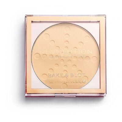 Makeup Revolution Bake & Blot Powder - Banana in the group BEAUTY & HEALTH / Makeup / Facial makeup / Powders at TP E-commerce Nordic AB (A11735)