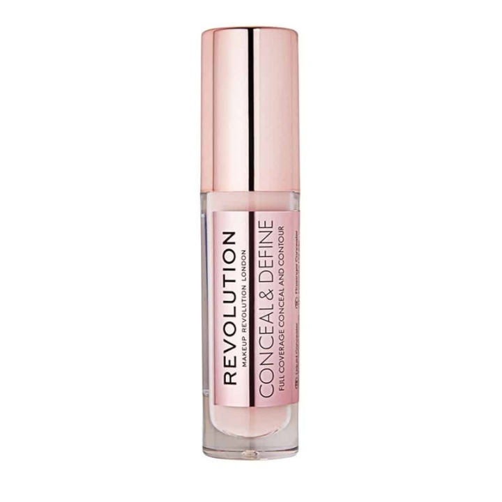 Makeup Revolution Conceal and Define Concealer C0.5 in the group BEAUTY & HEALTH / Makeup / Facial makeup / Concealer at TP E-commerce Nordic AB (A11811)