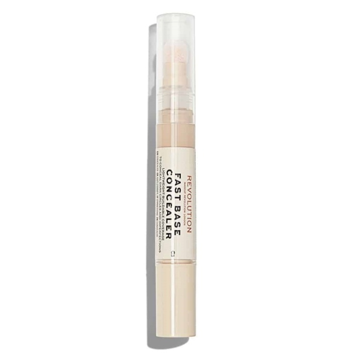 Makeup Revolution Fast Base Concealer C3 in the group BEAUTY & HEALTH / Makeup / Facial makeup / Concealer at TP E-commerce Nordic AB (A11824)