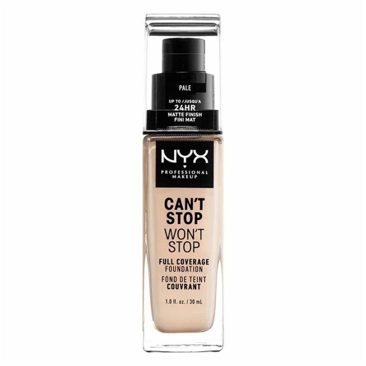 NYX PROF. MAKEUP Can\'t Stop Won\'t Stop Foundation - Pale in the group BEAUTY & HEALTH / Makeup / Facial makeup / Foundation at TP E-commerce Nordic AB (A12414)