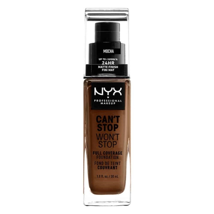 NYX PROF. MAKEUP Cant Stop Wont Stop Foundation - Mocha in the group BEAUTY & HEALTH / Makeup / Facial makeup / Foundation at TP E-commerce Nordic AB (A12423)