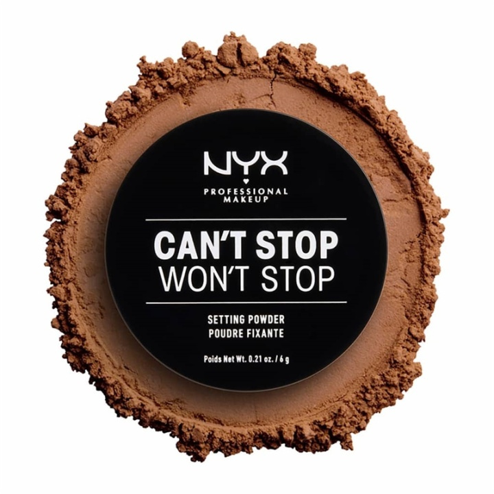 NYX PROF. MAKEUP Cant Stop Wont Stop Setting Powder - Medium/Deep in the group BEAUTY & HEALTH / Makeup / Facial makeup / Powders at TP E-commerce Nordic AB (A12443)