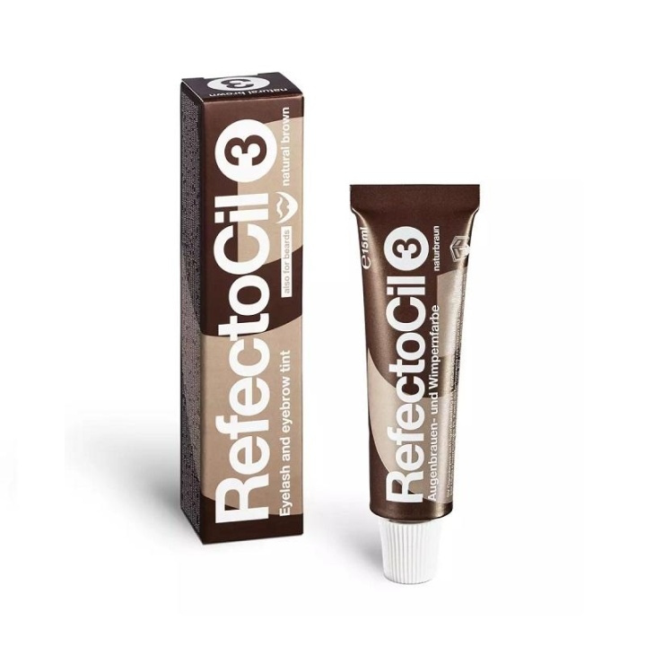 RefectoCil Eyelash and Eyebrow Tint Brown No. 3 - 15ml in the group BEAUTY & HEALTH / Makeup / Eyes & Eyebrows / Mascara at TP E-commerce Nordic AB (A12835)