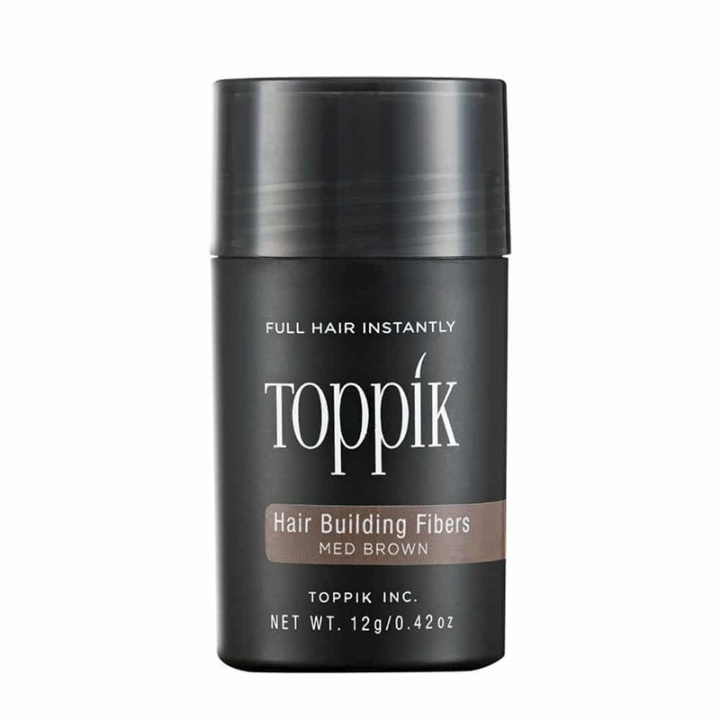 Toppik Hair Building Fibers - Medium Brown 12 gr in the group BEAUTY & HEALTH / Hair & Styling / Hair styling / Volume powder at TP E-commerce Nordic AB (A13101)