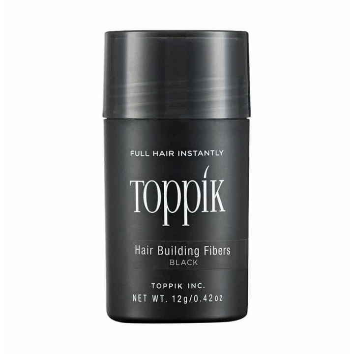 Toppik Hair Building Fibers Regular 12g - Black in the group BEAUTY & HEALTH / Hair & Styling / Hair styling / Volume powder at TP E-commerce Nordic AB (A13103)