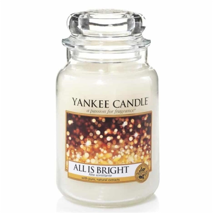 Yankee Candle Classic Large All is Bright 623g in the group BEAUTY & HEALTH / Fragrance & Perfume / Other fragrances / Scented candles at TP E-commerce Nordic AB (A13257)