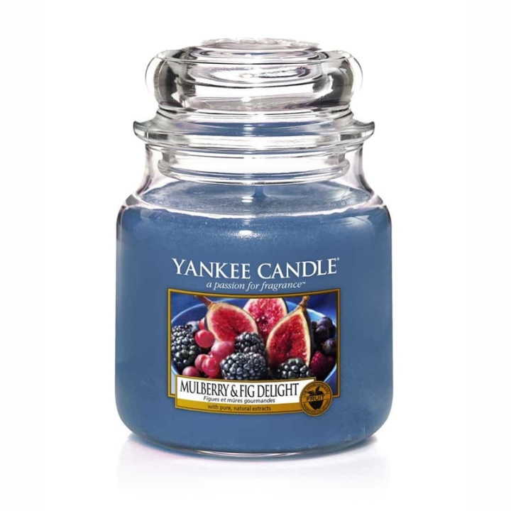 Yankee Candle Classic Medium Jar Mulberry & Fig Delight 411g in the group BEAUTY & HEALTH / Fragrance & Perfume / Other fragrances / Scented candles at TP E-commerce Nordic AB (A13286)