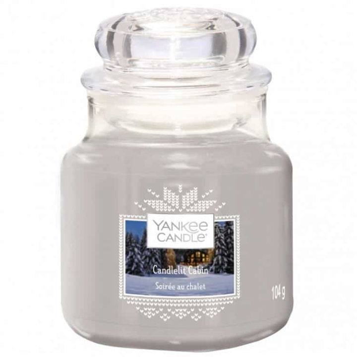 Yankee Candle Classic Small Jar Candlelit Cabin 104g in the group BEAUTY & HEALTH / Fragrance & Perfume / Other fragrances / Scented candles at TP E-commerce Nordic AB (A13303)