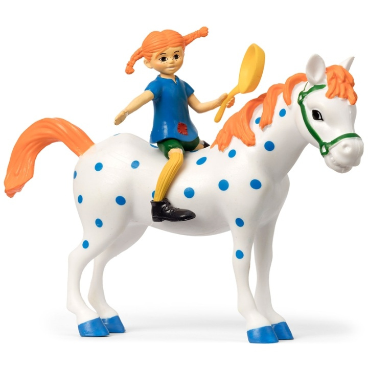 Pippi Pippi & Lilla Gubben Figurset in the group TOYS, KIDS & BABY PRODUCTS / Toys / Figures, Miniatures & accessories at TP E-commerce Nordic AB (A13518)