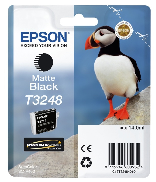 Epson T3248 Matte Black in the group COMPUTERS & PERIPHERALS / Printers & Accessories / Ink & Toner / Ink cartridges / Epson at TP E-commerce Nordic AB (A14146)