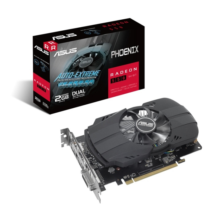 ASUS PH-550-2G AMD Radeon RX 550 2 GB GDDR5 in the group COMPUTERS & PERIPHERALS / Computer components / Graphic Cards at TP E-commerce Nordic AB (A14760)