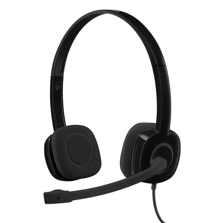 Logitech H151 Headset Huvudband 3,5 mm kontakt Svart in the group COMPUTERS & PERIPHERALS / GAMING / Headset at TP E-commerce Nordic AB (A14868)