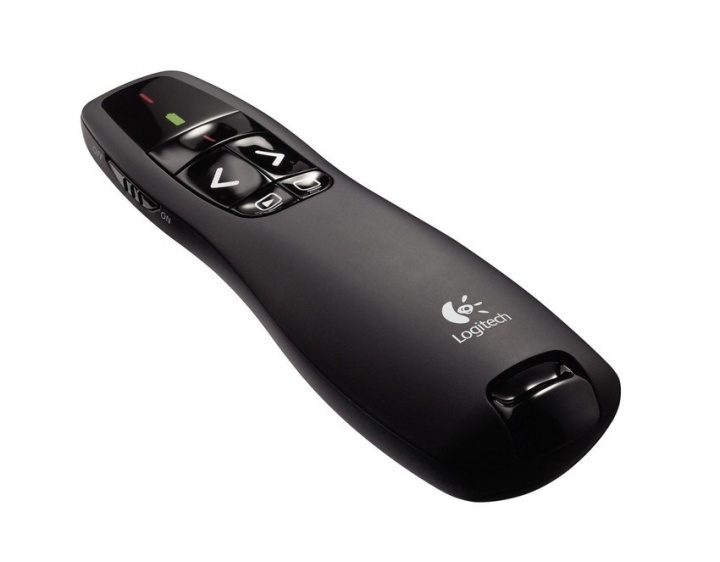 Logitech Wireless Presenter R400 USB Svart in the group COMPUTERS & PERIPHERALS / Computer accessories / Other at TP E-commerce Nordic AB (A14913)