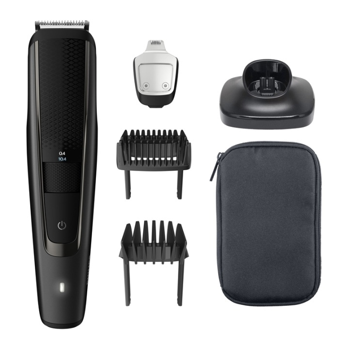 Philips BEARDTRIMMER Series 5000 Precisionsinställningar om 0,2 mm, skäggtrimmer in the group BEAUTY & HEALTH / Hair & Styling / Shaving & Trimming / Beard trimmer & Accessories at TP E-commerce Nordic AB (A15426)