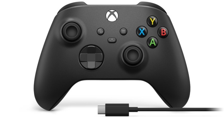 Microsoft Xbox Wireless Controller + USB-C Cable Svart Spelplatta Analog / Digit in the group HOME ELECTRONICS / Game consoles & Accessories / Xbox Series X at TP E-commerce Nordic AB (A15518)