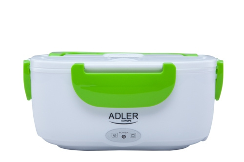 Adler Elektrisk Lunchlåda, Vit/Grön in the group HOME, HOUSEHOLD & GARDEN / Kitchen utensils / Other kitchen tools at TP E-commerce Nordic AB (A18180)