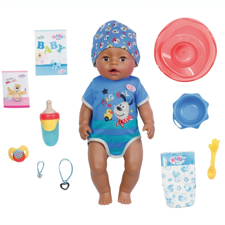 BABY Born Magic Boy Brown eyes 43cm in the group TOYS, KIDS & BABY PRODUCTS / Toys / Docks & Accessories at TP E-commerce Nordic AB (A18274)