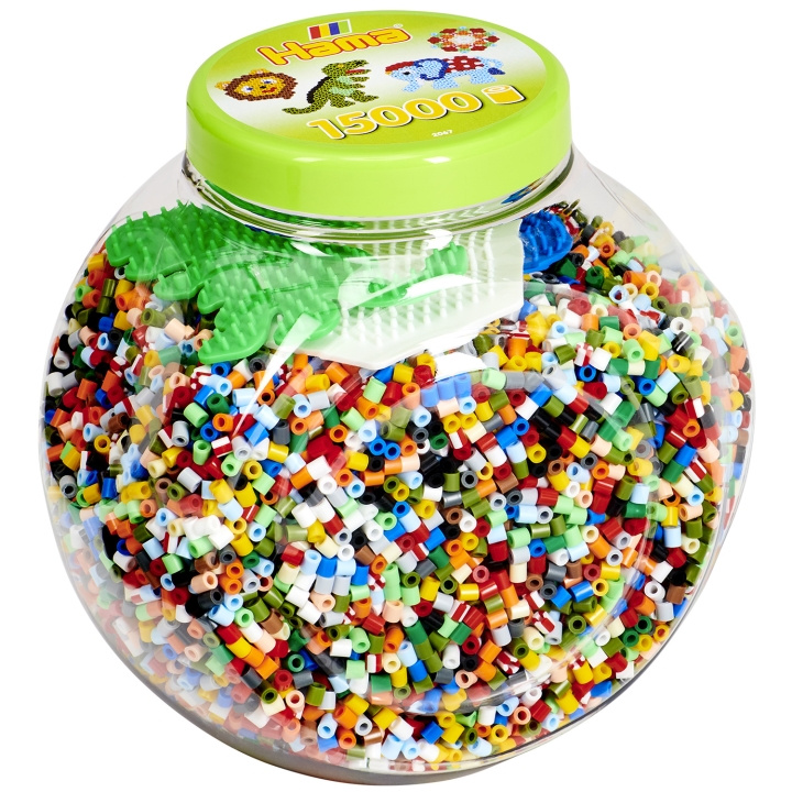 Hama Midi Beads 15000 pcs. Mix in T in the group Sport, leisure & Hobby / Hobby / Beads / Bead pegboards & Beads at TP E-commerce Nordic AB (A18761)