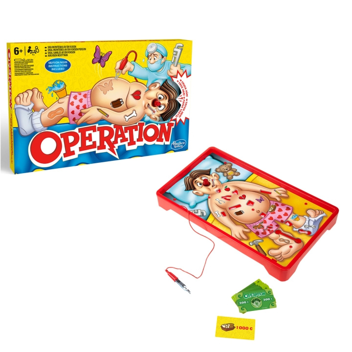 Hasbro Classic Operation in the group TOYS, KIDS & BABY PRODUCTS / Games / Board games at TP E-commerce Nordic AB (A18775)