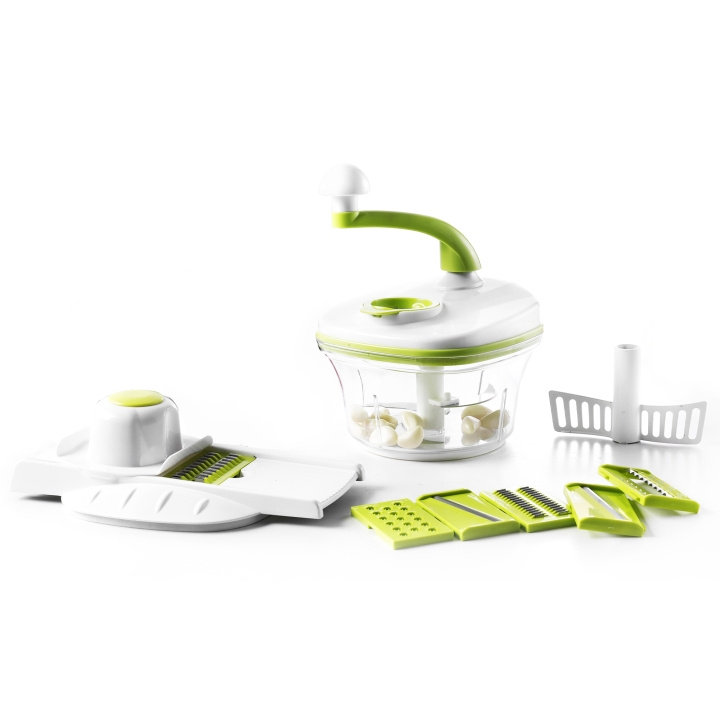 Herzberg HG-8031 10 in 1 Chopper and Slicer Set in the group HOME, HOUSEHOLD & GARDEN / Kitchen utensils / Other kitchen tools at TP E-commerce Nordic AB (A19967)