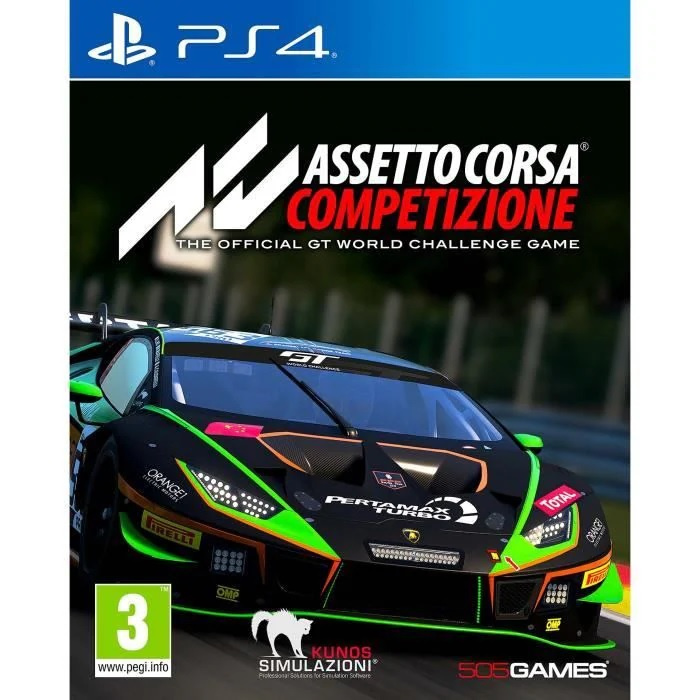 Assetto Corsa Competizione (PS4) in the group HOME ELECTRONICS / Game consoles & Accessories / Sony PlayStation 4 at TP E-commerce Nordic AB (A22382)