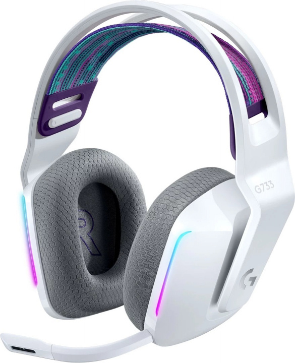 Logitech G733 Lightspeed Wireless RGB Headset in the group COMPUTERS & PERIPHERALS / GAMING / Headset at TP E-commerce Nordic AB (A22481)