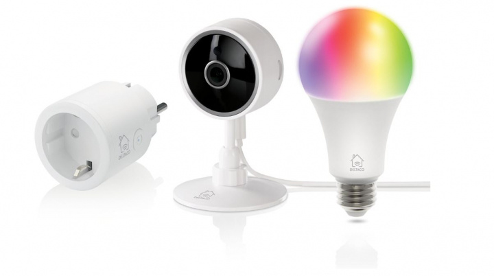 DELTACO SMART HOME Startkit m. Plugg, Kamera och RGB-Lampa in the group HOME, HOUSEHOLD & GARDEN / Smart home / Smart home systems at TP E-commerce Nordic AB (A22561)