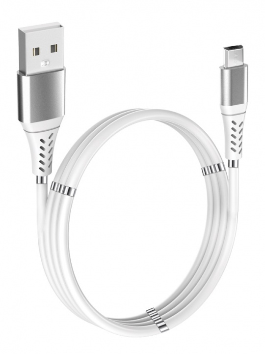 GadgetMonster Magnetisk USB-A-Mikro-USB laddkabel, 1m in the group SMARTPHONE & TABLETS / Chargers & Cables / Cables / Cables microUSB at TP E-commerce Nordic AB (A22565)