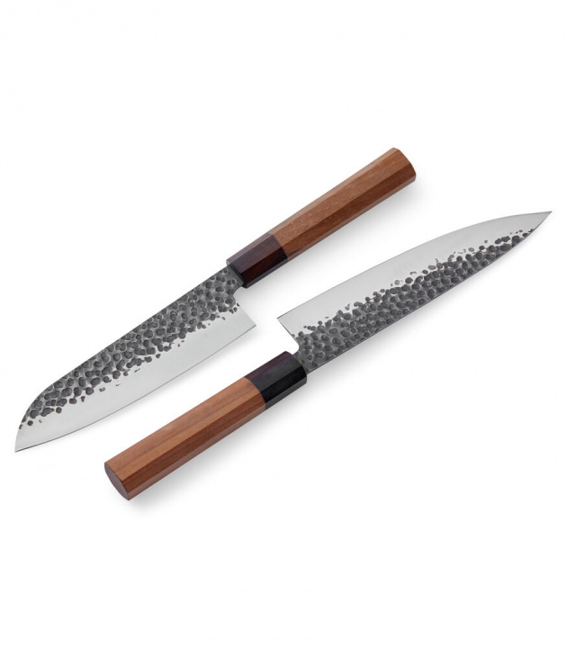 Orrefors Jernverk 2-pack Knivset Hamrat Blad in the group HOME, HOUSEHOLD & GARDEN / Kitchen utensils / Kitchen knives & Knife sharpeners at TP E-commerce Nordic AB (A22572)