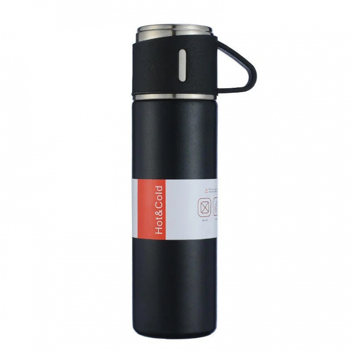 Herzberg HG-04210: Stainless Steel Vacuum Insulated Travel Thermo Flask - 500ml in the group Sport, leisure & Hobby / Outdoor recreation / Thermoses & Water Bottles at TP E-commerce Nordic AB (A22609)