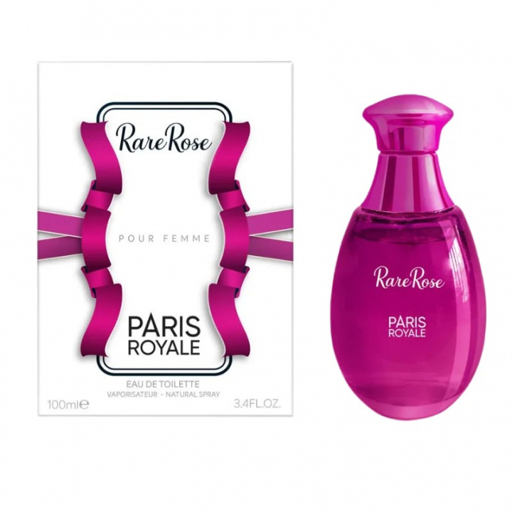 Paris Royale PR009: Rare Rose for Woman 100ml EDT in the group BEAUTY & HEALTH / Fragrance & Perfume / Perfumes / Perfume for her at TP E-commerce Nordic AB (A22615)