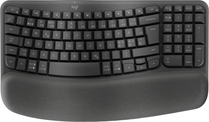 Logitech Wave keys - Graphite in the group COMPUTERS & PERIPHERALS / Mice & Keyboards / Keyboards / Wireless at TP E-commerce Nordic AB (A22621)