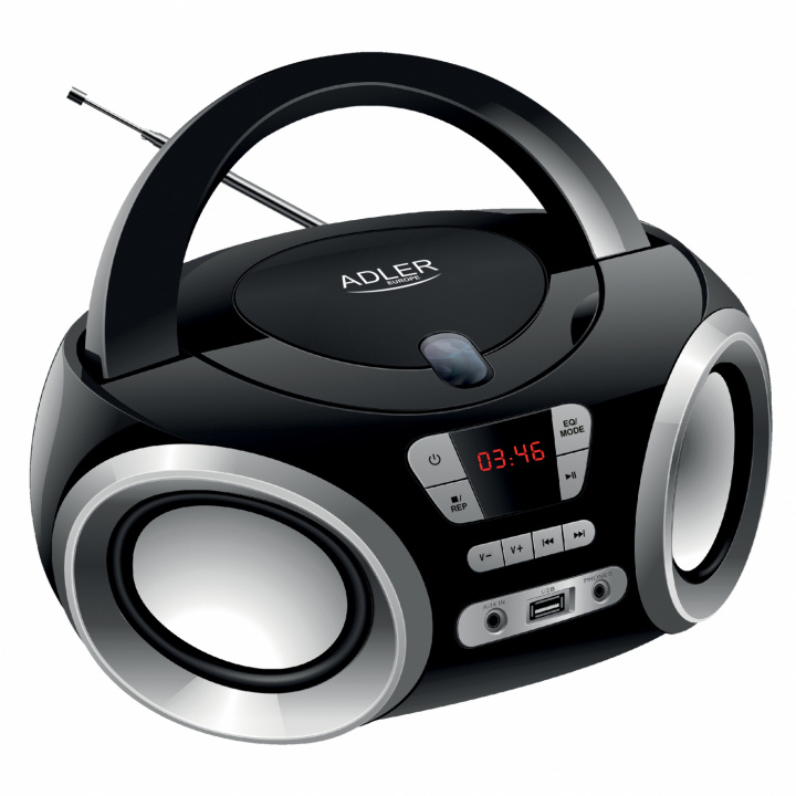 Adler AD 1181 CD Boombox in the group HOME ELECTRONICS / Audio & Picture / Home cinema, Hifi & Portable / Compact stereo & Record players at TP E-commerce Nordic AB (A22643)