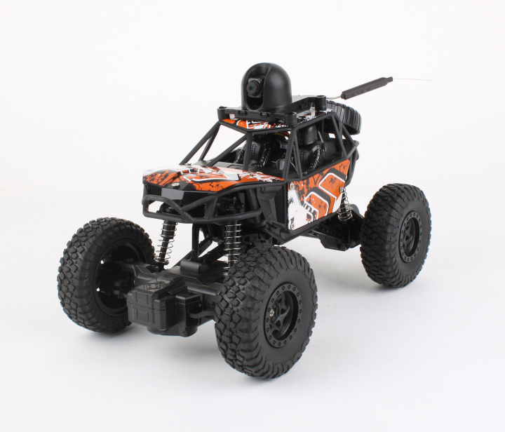 CS042500/S003W Stuntbil med kamera 1280 x 720, Wifi/FPV, Svart/Orange in the group TOYS, KIDS & BABY PRODUCTS / Radio controlled / RC cars at TP E-commerce Nordic AB (A22667)