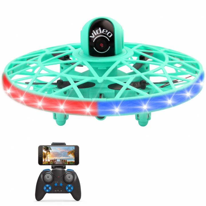 CS047761/F26W UFO With Camera 1280 x 720, Wifi/FPV, Green in the group TOYS, KIDS & BABY PRODUCTS / Radio controlled / Drones at TP E-commerce Nordic AB (A22668)