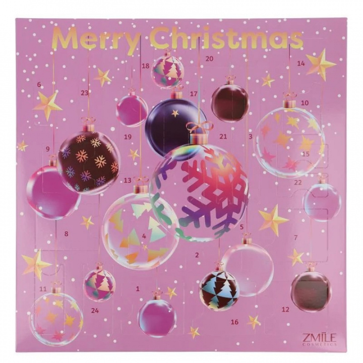 Zmile Cosmetics Advent Calendar 24 Windows Square ‘3D Christmas balls’ in the group TOYS, KIDS & BABY PRODUCTS / Toys / Advent calendar at TP E-commerce Nordic AB (A22674)