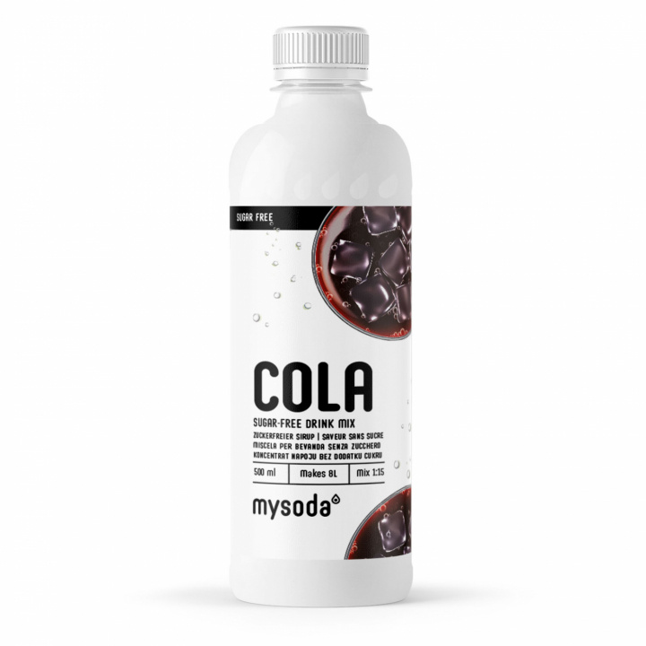 Mysoda Cola Sugar Free 500 ml - Ger 8L dryck in the group HOME, HOUSEHOLD & GARDEN / Household appliances / Water & Juice / Carbonation machines / Flavors at TP E-commerce Nordic AB (A22686)